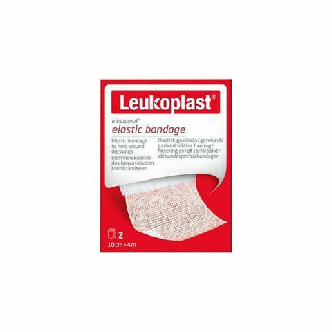 Leukoplast Elastomull Benda Elastica 10x400cm 2 Pezzi