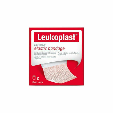 Leukoplast Elastomull Benda Elastica 8x400cm 2 Pezzi