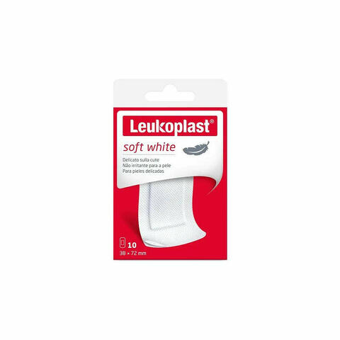 Leukoplast Soft White Cerotti Delicati 38x72mm 10 Pezzi