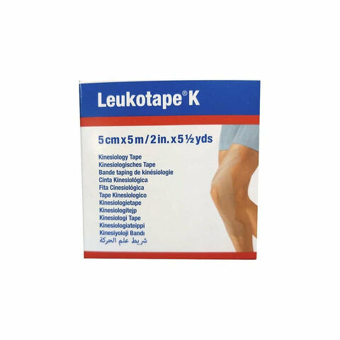 Leukotape K Tape Kinesiologico Carne 5x500cm