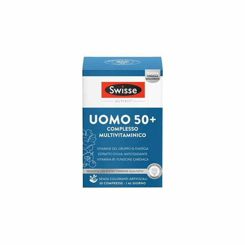 Swisse Ultivit Complesso Multivitaminico Uomo 50+ 30 Compresse