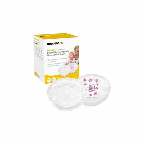 Medela Safe&Dry Coppetta Assorbilatte Ultra Thin Regular 60 Pezzi