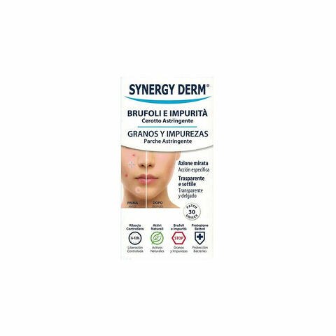 Synergy Derm Brufoli E Impurità Cerotto Astringente 30 Patch