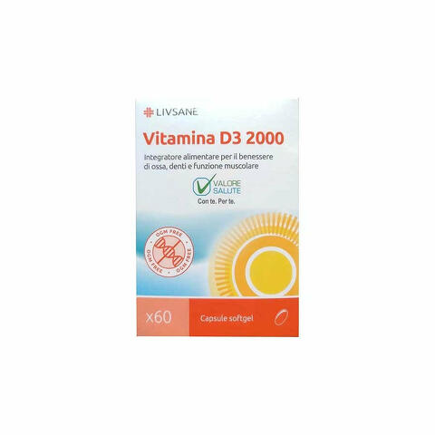 Livsane Vitamina D3 2000 60 Capsule