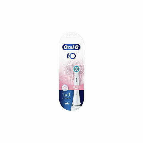 Oral-B iO Gentle Care Testine Di Ricambio Bianche 4 Pezzi