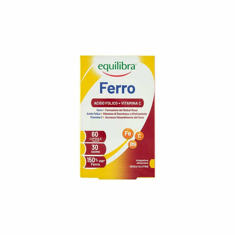 Equilibra Ferro Acido Folico + Vitamina C 60 Capsule Vegetali