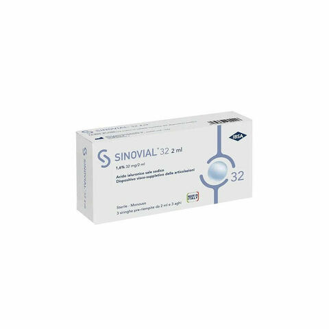 Sinovial 32 Siringa Pre-Riempita 2ml 3 Pezzi