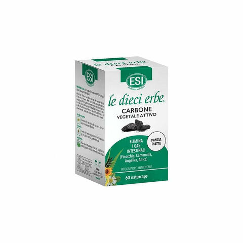 Esi Le Dieci Erbe Carbone Vegetale Attivo 60 Naturcaps