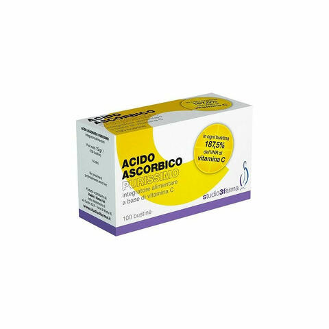 Studio3Farma Acido Ascorbico Purissimo 100 Bustine