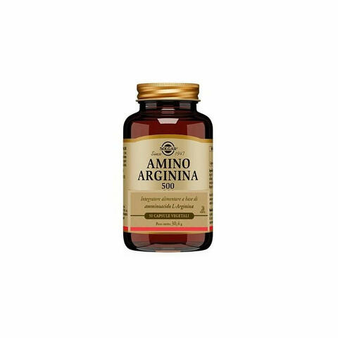 Amino Arginina 500, 50 Capsule Vegetali