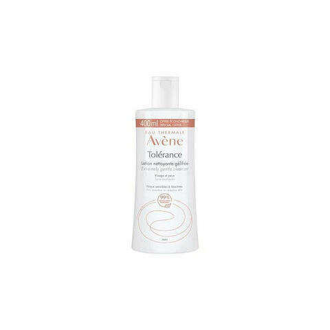 Avène Tolerance Lozione Detergente Gel Viso E Occhi Pelli Sensibili Reattive 400 Ml