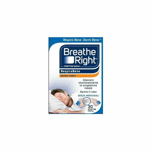 Breath Right Cerotti Nasali Extra Forti 30 Pezzi