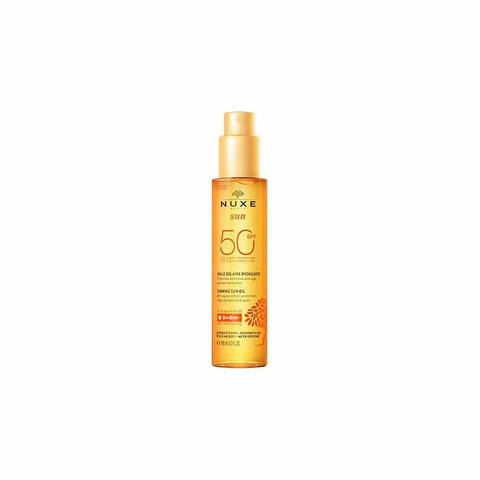 Nuxe Sun Olio Solare Viso e Corpo Spf50 150Ml