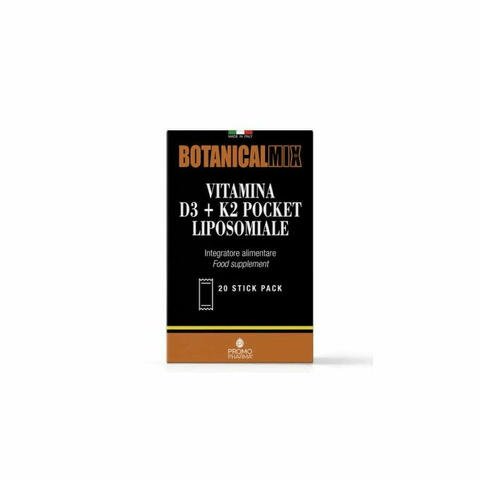 Botanicalmix Vitamina D3+K2 Pocket Liposomiale 20 Stick