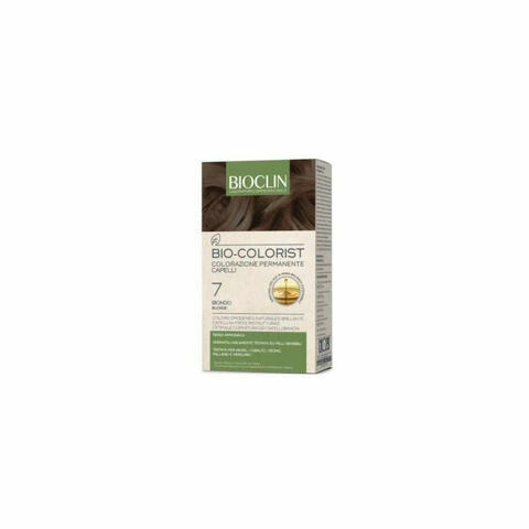 Bioclin Bio-Colorist 7 Biondo 50 ml di Crema Colorante + 75 ml di Rivelatore