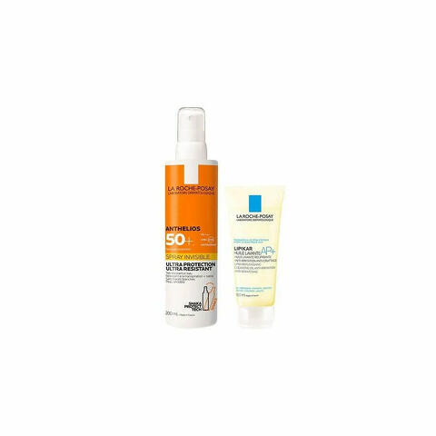 La Roche-Posay Anthelios Spray Invisible Shaka 200 Ml + Olio 100 Ml