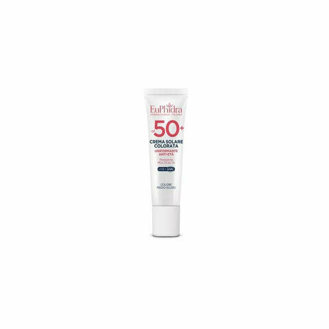 Euphidra Crema Solare Viso Colorata Medio-Scuro Spf50+ 30Ml