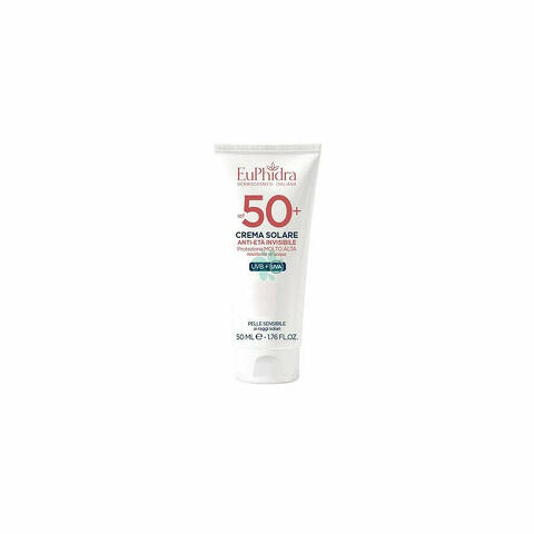 Euphidra Crema Solare Viso Anti-età Invisibile Spf50+ 50Ml