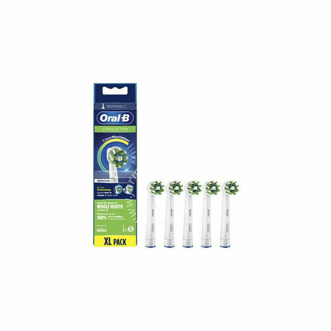 Oral-B Testine Di Ricambio Power Refill Crossaction 5 Pezzi