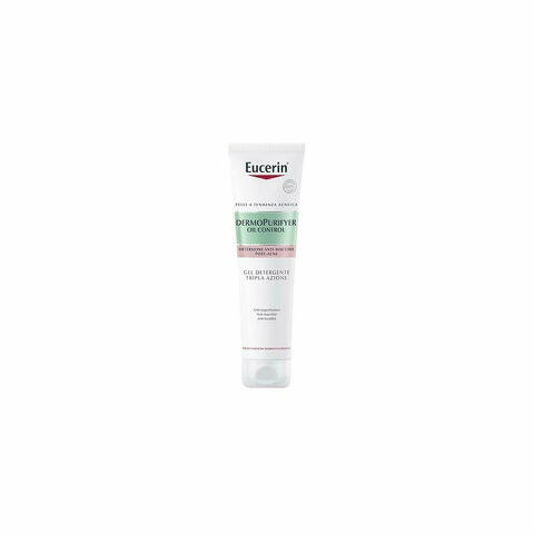 Eucerin Dermopurifyer Oil Control Gel Detergente Tripla Azione 150Ml