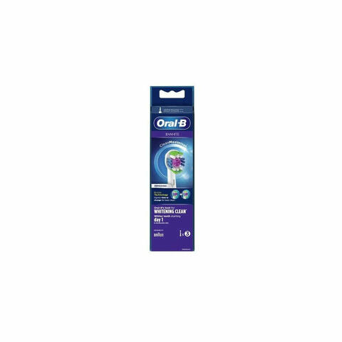 Oral-B Power Testine di Ricambio 3D White 3Pz