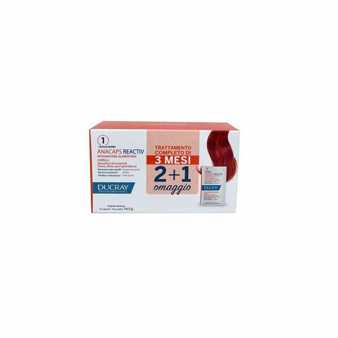 Anacaps Reactiv Trio Caduta Capelli Occasionale 3 Confezioni x30 Capsule