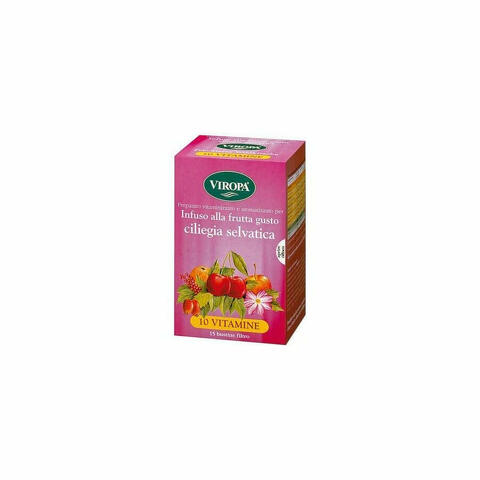 Viropa 10 Vitamine Infuso Gusto Ciliegia Selvatica 15 Bustine