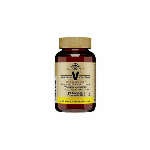 Solgar Supplement V Vm-2000 60 Tavolette