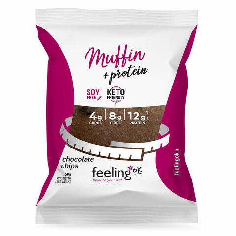 Feeling ok muffin gocce cioccolato 50 g