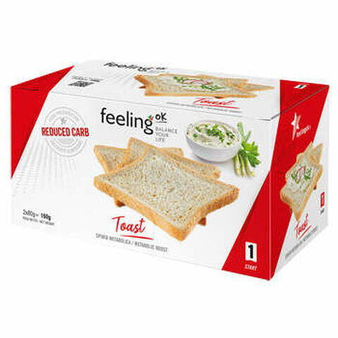 Toast nature start 2 confezioni 80 g