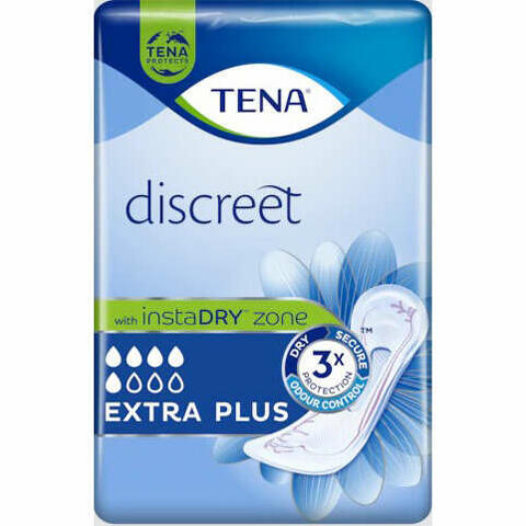 Assorbente incontinenza leggera  discreet extra plus 16 pezzi