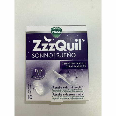 Vicks - Zzzquil - Cerotto nasale zzzquil 10 pezzi