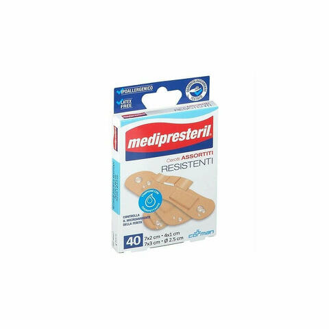 Medipresteril Cerotti Assortiti Resistenti 40 Pezzi