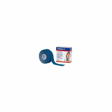 Leukotape K Cerotto Taping Elastico Colore Blu 2,5x500cm