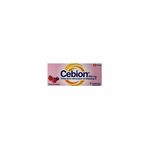 Cebion Masticabili Senza Zucchero Vitamina C 20 Compresse