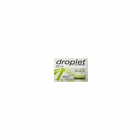 Droplet Lancette Comfort Max G33 25 Pezzi