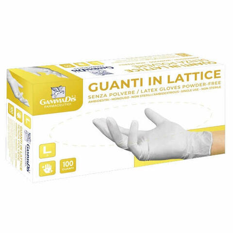 Gammadis Guanti Lattice Con Polvere Taglia M 100 Pezzi