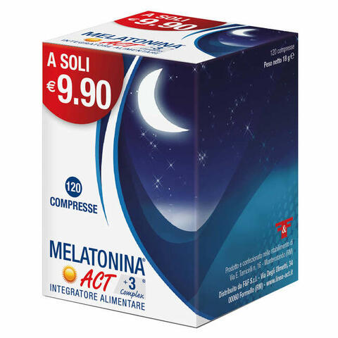 Melatonina Act +3 Complex 1mg 120 Compresse