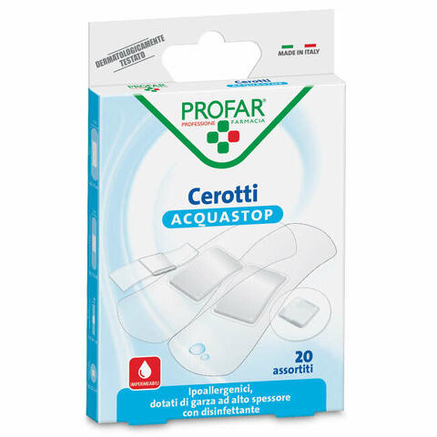 Profar Cerotti Acquastop Assortiti 20 Pezzi