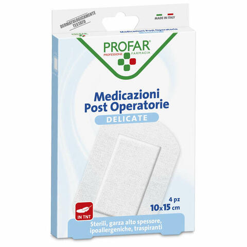 Profar Medicazioni Delicate Tnt Post Operatorie 10x15cm 4 Pezzi