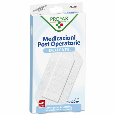 Profar Medicazioni Delicate Tnt Post Operatorie 10x20cm 4 Pezzi