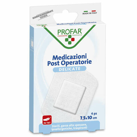 Profar Medicazioni Delicate Tnt Post Operatorie 7,5x10cm 4 Pezzi