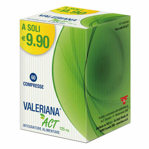 Valeriana Act 125mg 60 Compresse