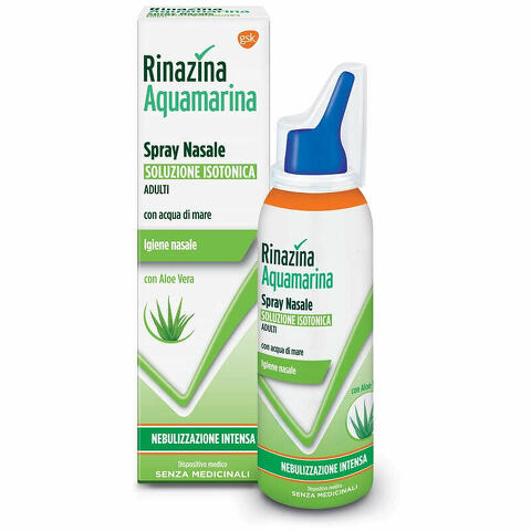 Rinazina Aquamarina Spray Nasale Nebulizzazione Intensa 100ml