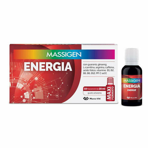 Massigen Energia 10 Flaconcini 25ml