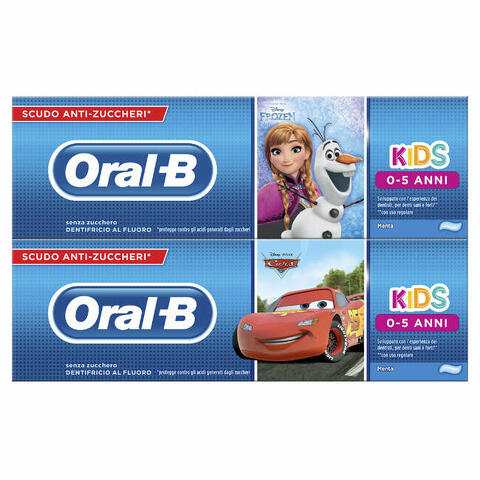 Oralb Dentifricio Kids Frozen & Cars 0-5 75ml