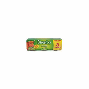  - Dieterba Omogeneizzato Manzo 3x80g