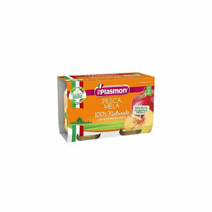  - Plasmon Omogeneizzato Pesca Con Mela 2x104g