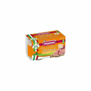  - Plasmon Omogeneizzato Pollo E Vitello 2x80g