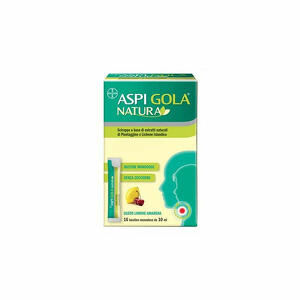 Aspi gola - Bayer Aspi Gola Natura Sciroppo Bustine 16 pezzi